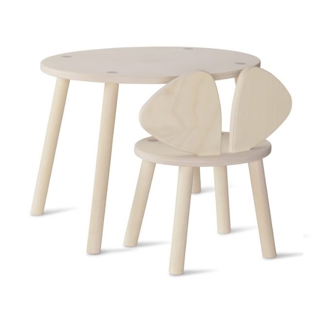 Nofred - Mouse Set White Wash Birch