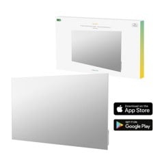 Hombli - Smart IR glas varmepanel 600W, spejl (600w)