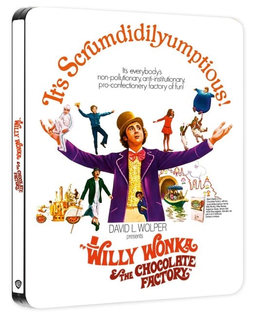 Willy Wonka And The Chocolate Factory Limited Edition Steelbook