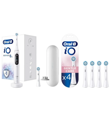 Oral-B - iO8s Valkoinen Alabaster + iO Gentle Care 4ct (Bundle)