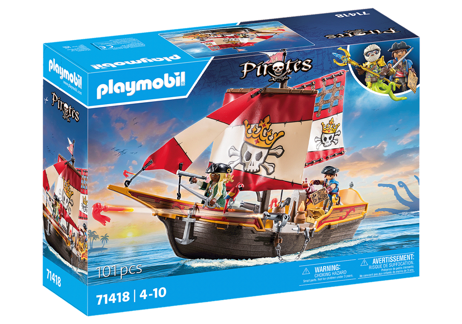 Playmobil - Pirate Ship (71418)