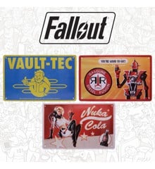 Fallout Tin Sign Set
