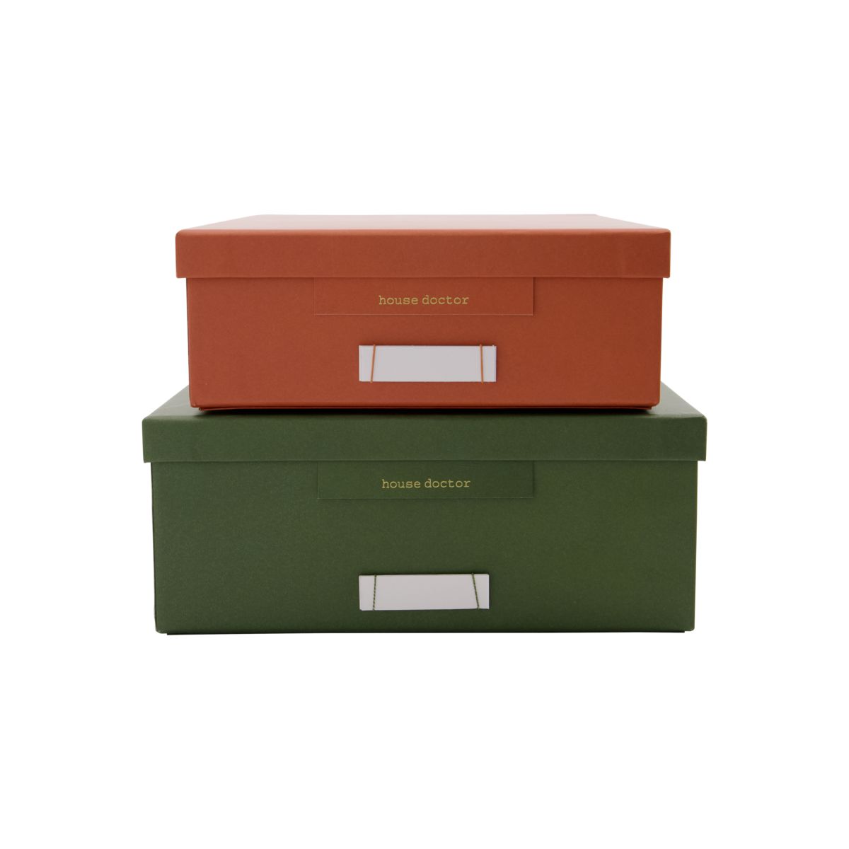 House doctor - Storage boxes, Keep - Green/Orange (202740282) - Hjemme og kjøkken