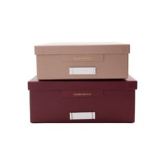 House doctor - Storage boxes, Keep - Burgundy/Rose (202740283)