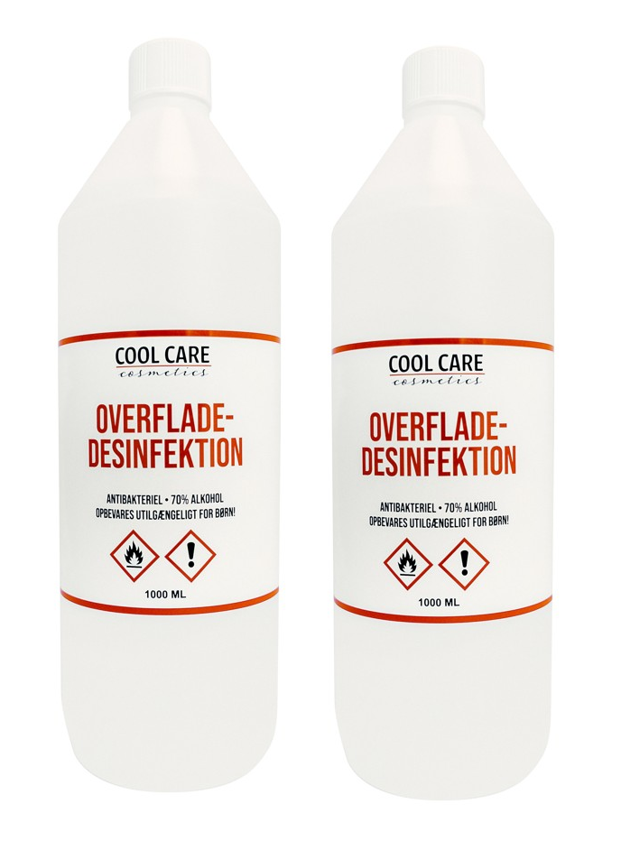 Kaufe Cool Care - 2 x Overflade Desinfektion (70%) 1 L