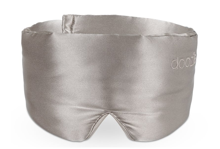 doozie - Luxury Sleep Mask Pearl Grey - Skjønnhet