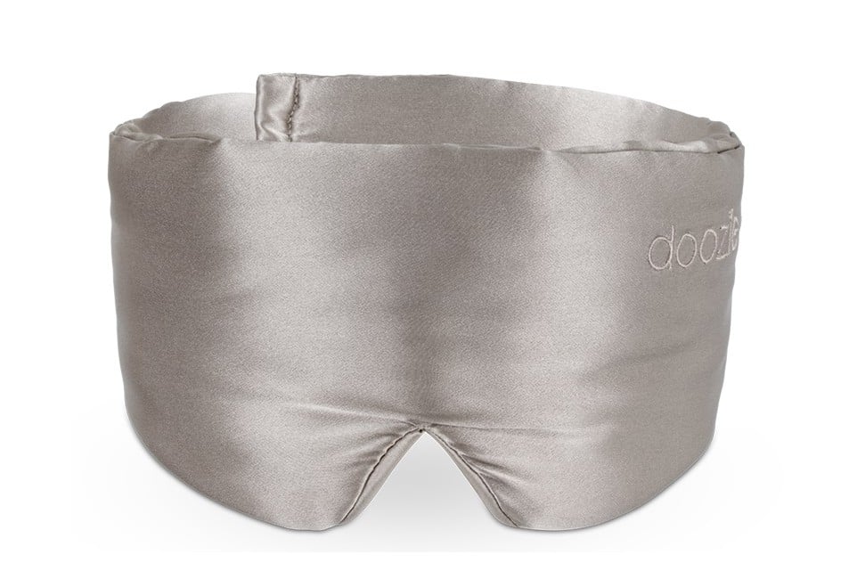 doozie - Luxury Sleep Mask Pearl Grey