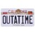 Back To The Future Replica Number Plate Tin Sign thumbnail-1