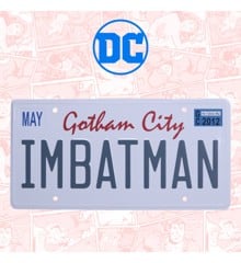 DC Comics Batman Number Plate Tin Sign