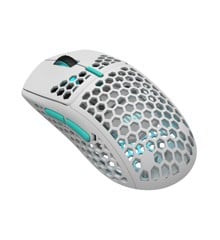 Dark Project ME4 Wireless mouse - White / Neon Blue