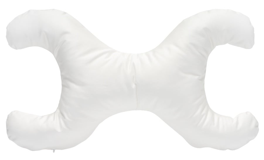 Save My Face - La Petite Small Pillow w. 100% Cotton Cover White