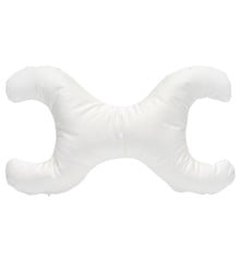 Save My Face - La Petite Small Pillow w. 100% Cotton Cover White