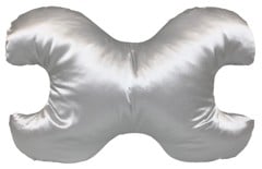 Save My Face - Le Grand Large Pillow w. 100% Silk Cover Silver