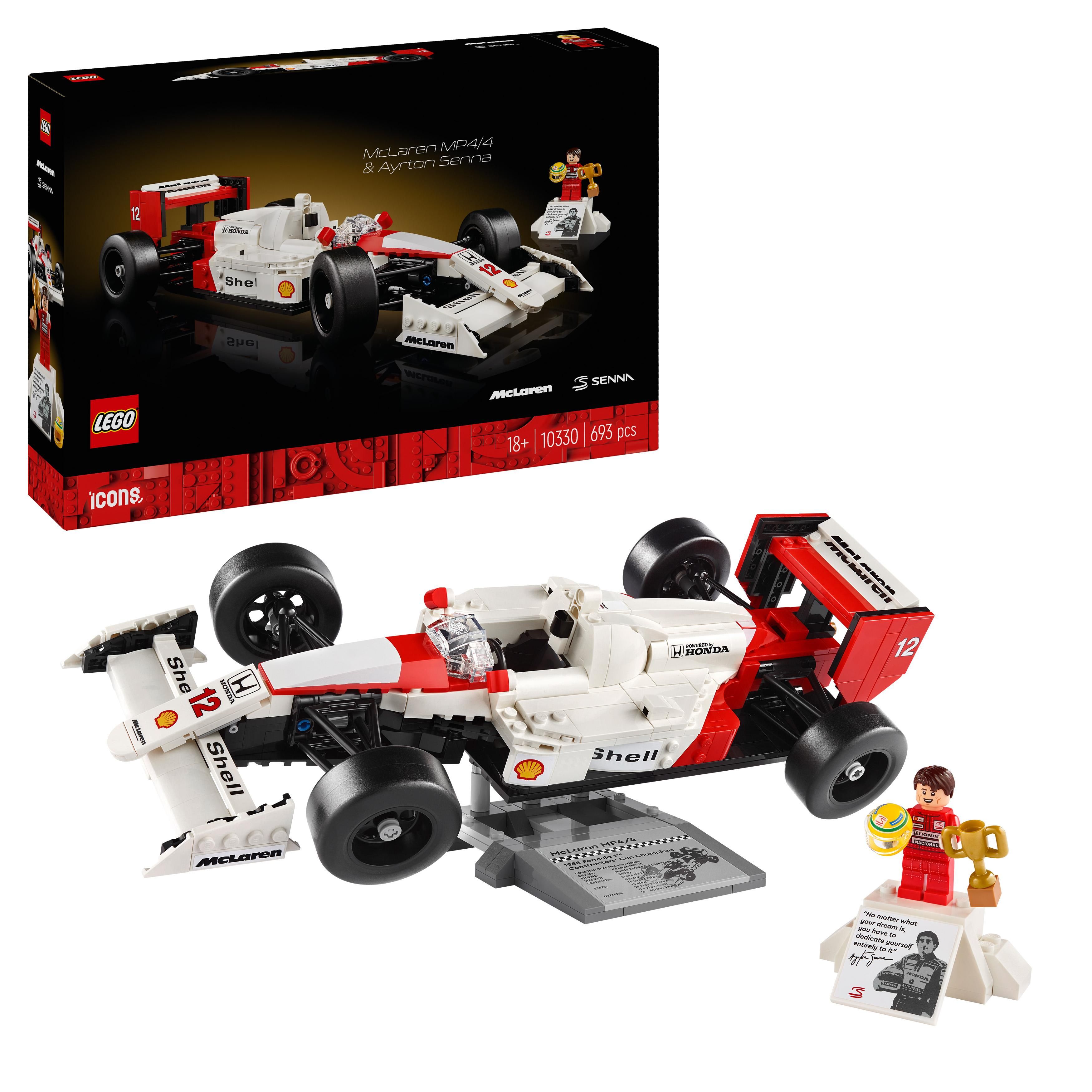 LEGO Icons - McLaren MP4/4 og Ayrton Senna (10330) - Leker