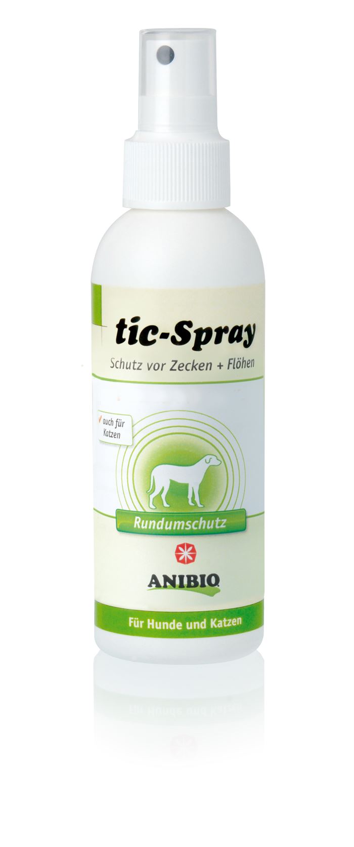Anibio - Tic spray til hund og kat - 150 ml - Aromatisk afskrækkelse og vandtæt + lugtfri