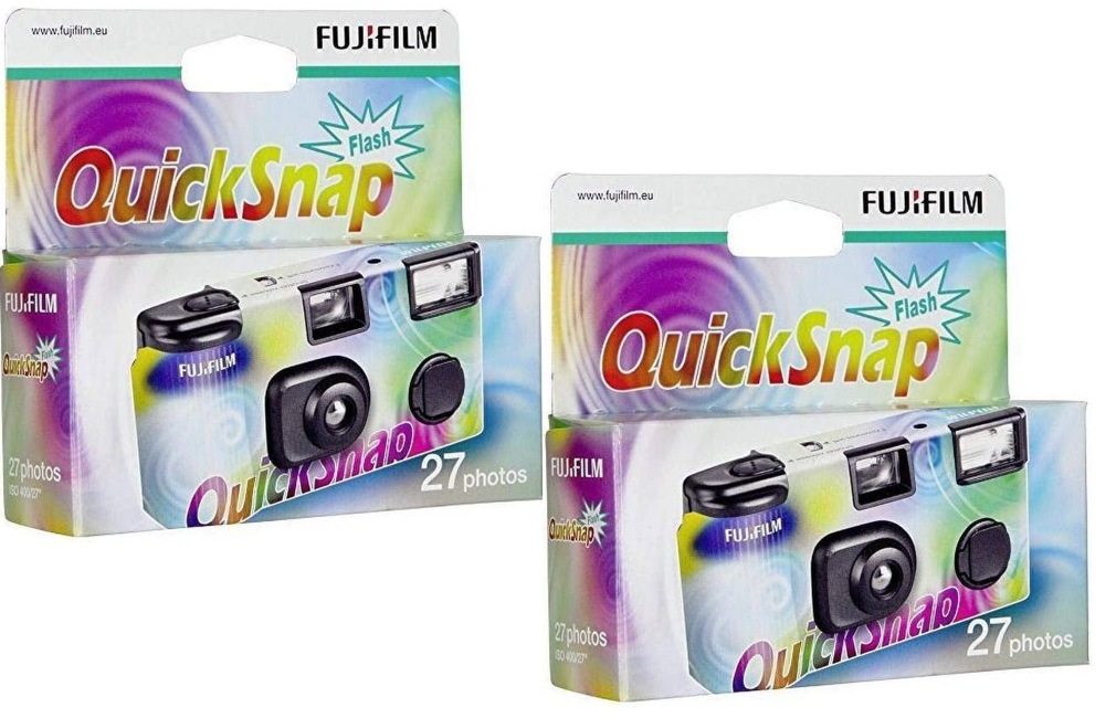 Fuji - QuickSnap Flash 400 Einwegkamera 2x Bundle