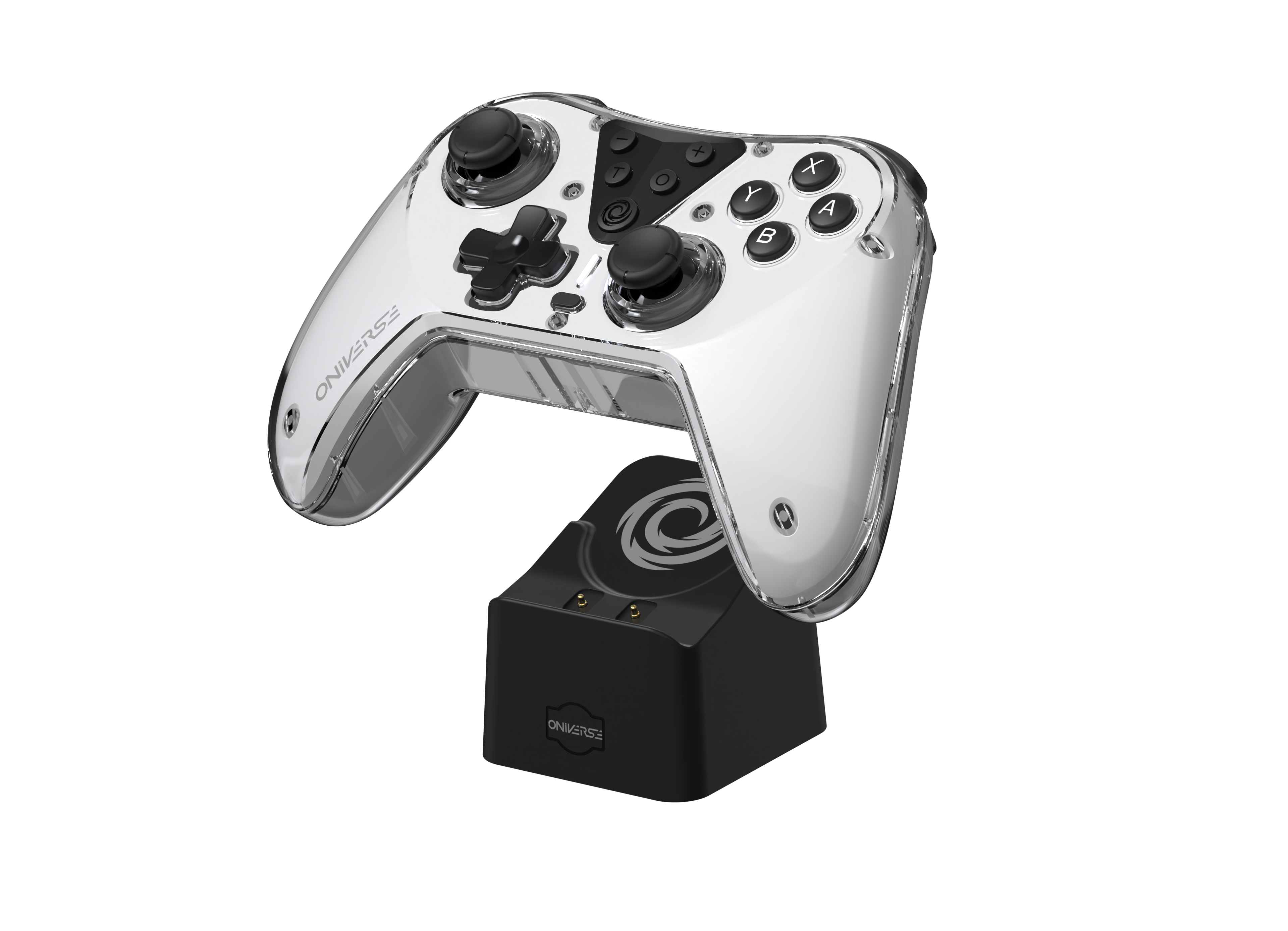 Nintendo Switch Oniverse Astralite Controller Wireless Smoked White inkl. Charging Station - Videospill og konsoller