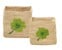 Rice - Square Raffia Storage Small and Large Nature/Clover Embroidery thumbnail-1