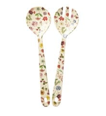 Rice - Melamine Salad Spoon & Fork Floras Dream Print