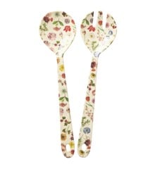 Rice - Melamine Salad Spoon & Fork Ravishing Radish Print