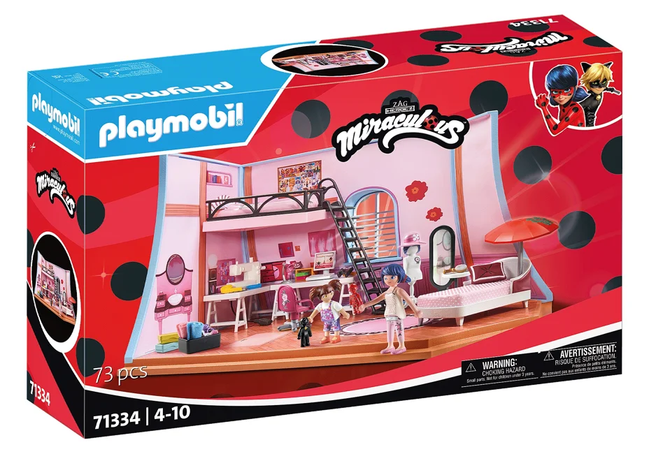 Playmobil - Miraculous: Marinettes loft (71334)