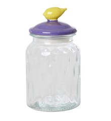 Rice - Glass Jar w. Lid Medium Lemon