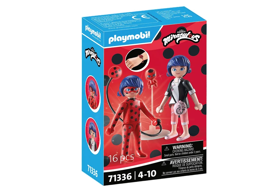 Playmobil - Miraculous: Marinette & Ladybug (71336)