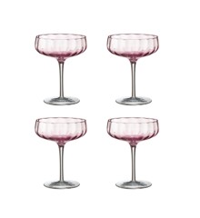 SØHOLM - 4 stk - Sonja champagne/cocktail glas - Raspberry rød