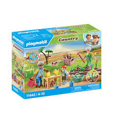 Playmobil - Idyllisk køkkenhave med bedsteforældre (71443)