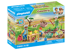 Playmobil - Idyllisk køkkenhave med bedsteforældre (71443)