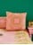 Rice - Cotton Cushion Soft Pink with Green Embroidery thumbnail-2