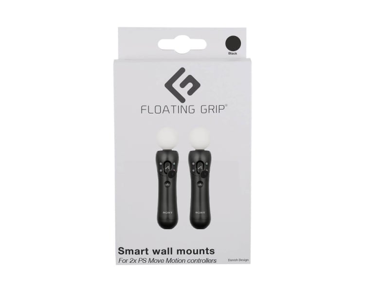 Floating Grip Playstation Move Controller Wall Mounts (Black) - Videospill og konsoller