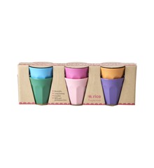 Rice - 6 Melamine Espresso Cups Multicolored