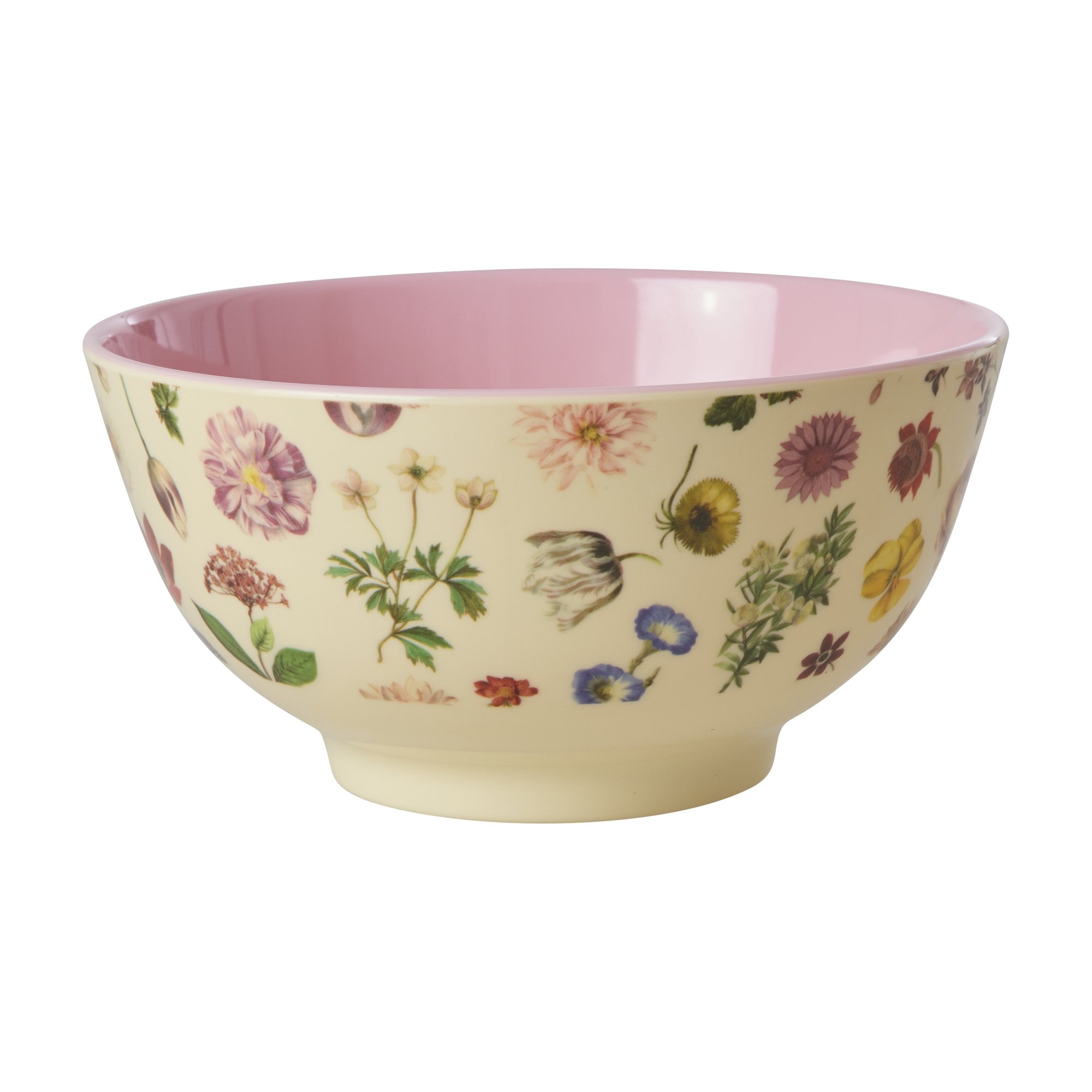 Rice - Melamine Bowl with Floras Dream Print - Medium - 700 ml - Hjemme og kjøkken