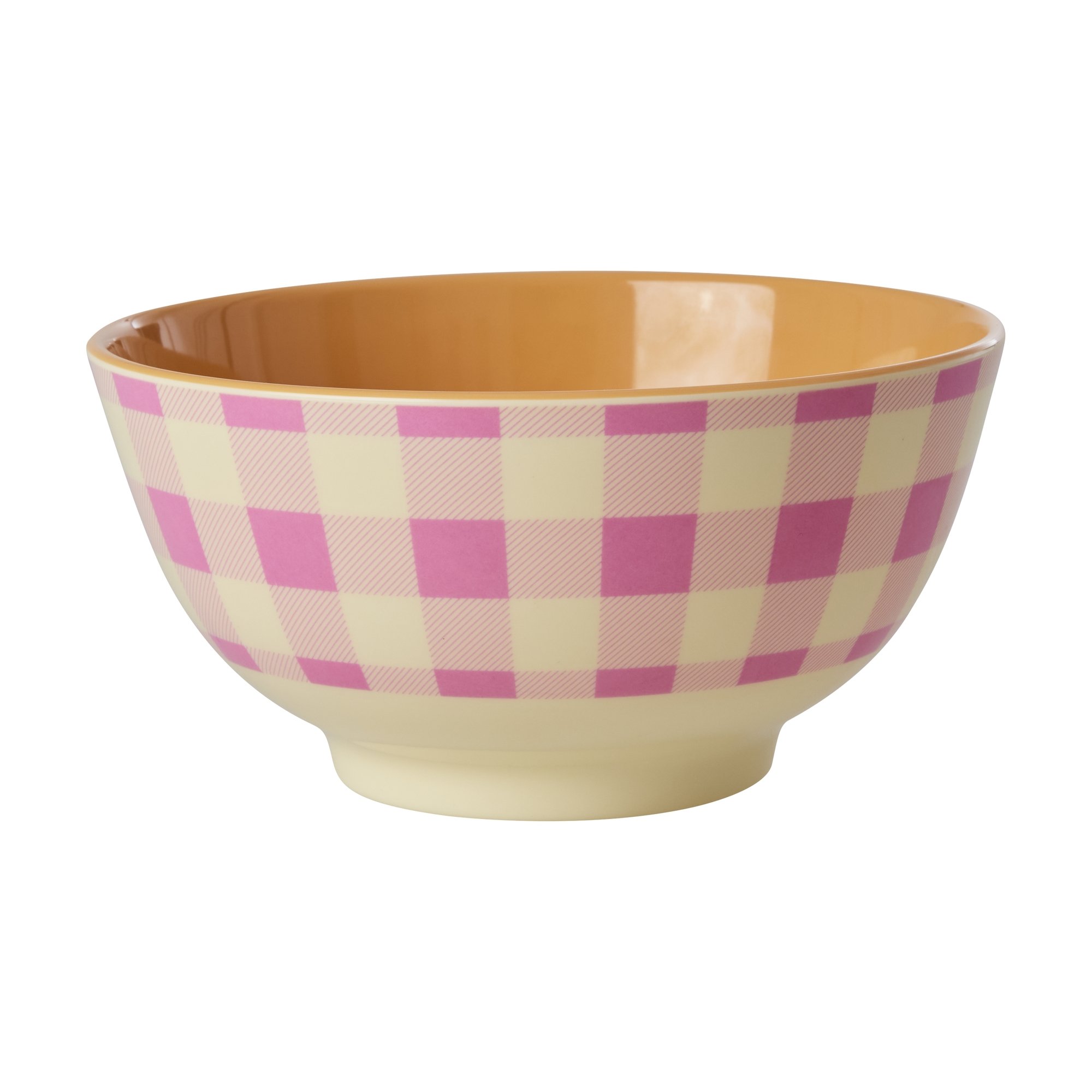 Rice - Melamine Bowl with Check It Out Print - Medium - 700 ml - Hjemme og kjøkken