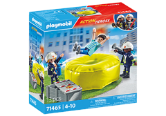 Playmobil - Brandweerlieden met luchtkussens (71465)