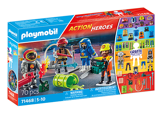Playmobil - My Figures: Fire Rescue (71468) - Leker