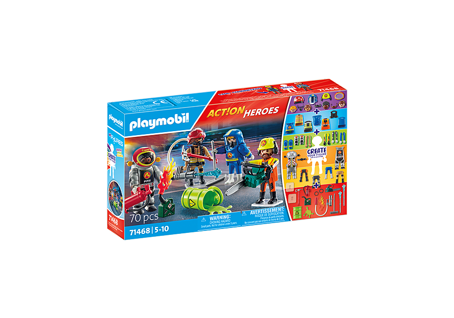Playmobil - My Figures: Fire Rescue (71468)