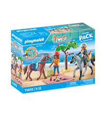 Playmobil - Ridetur til stranden med Amelia og Ben (71470)