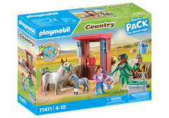 Playmobil - Veterinary mission with the donkeys (71471)