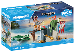 Playmobil - Pirat med alligator (71473)