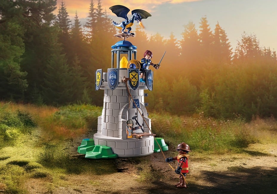 Playmobil - Knight's tower with smith and dragon (71483)