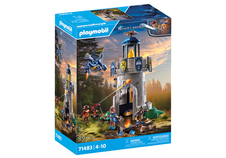 Playmobil - Knight's tower with smith and dragon (71483)