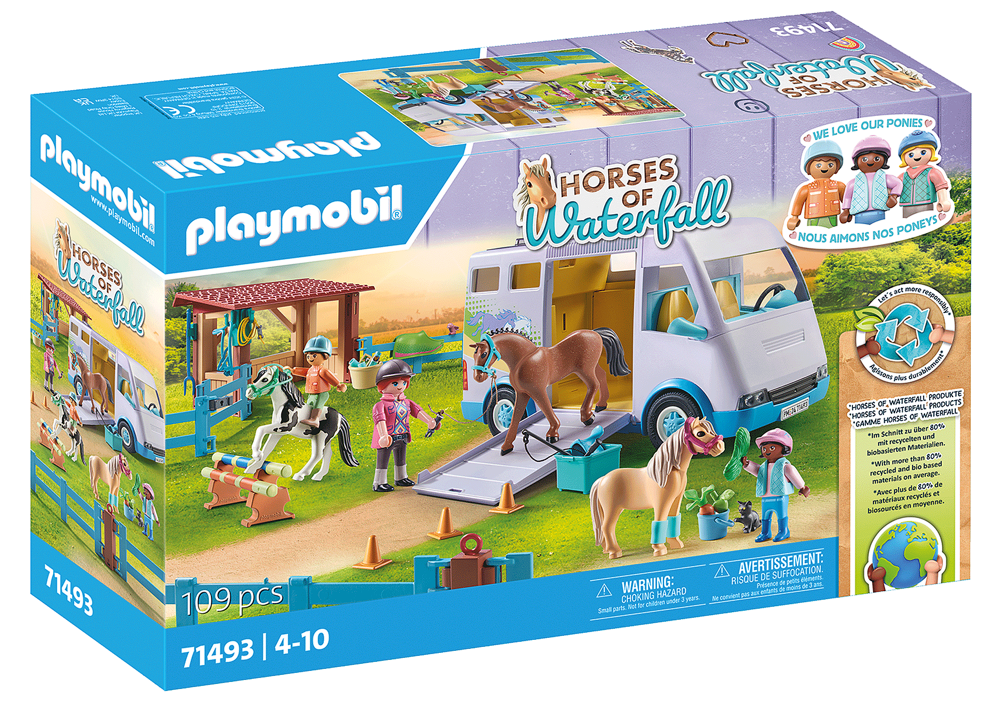 Playmobil - Mobile horse riding school (71493) - Leker