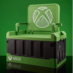 Numskull Official Xbox Bedroom Storage Box with folding chair