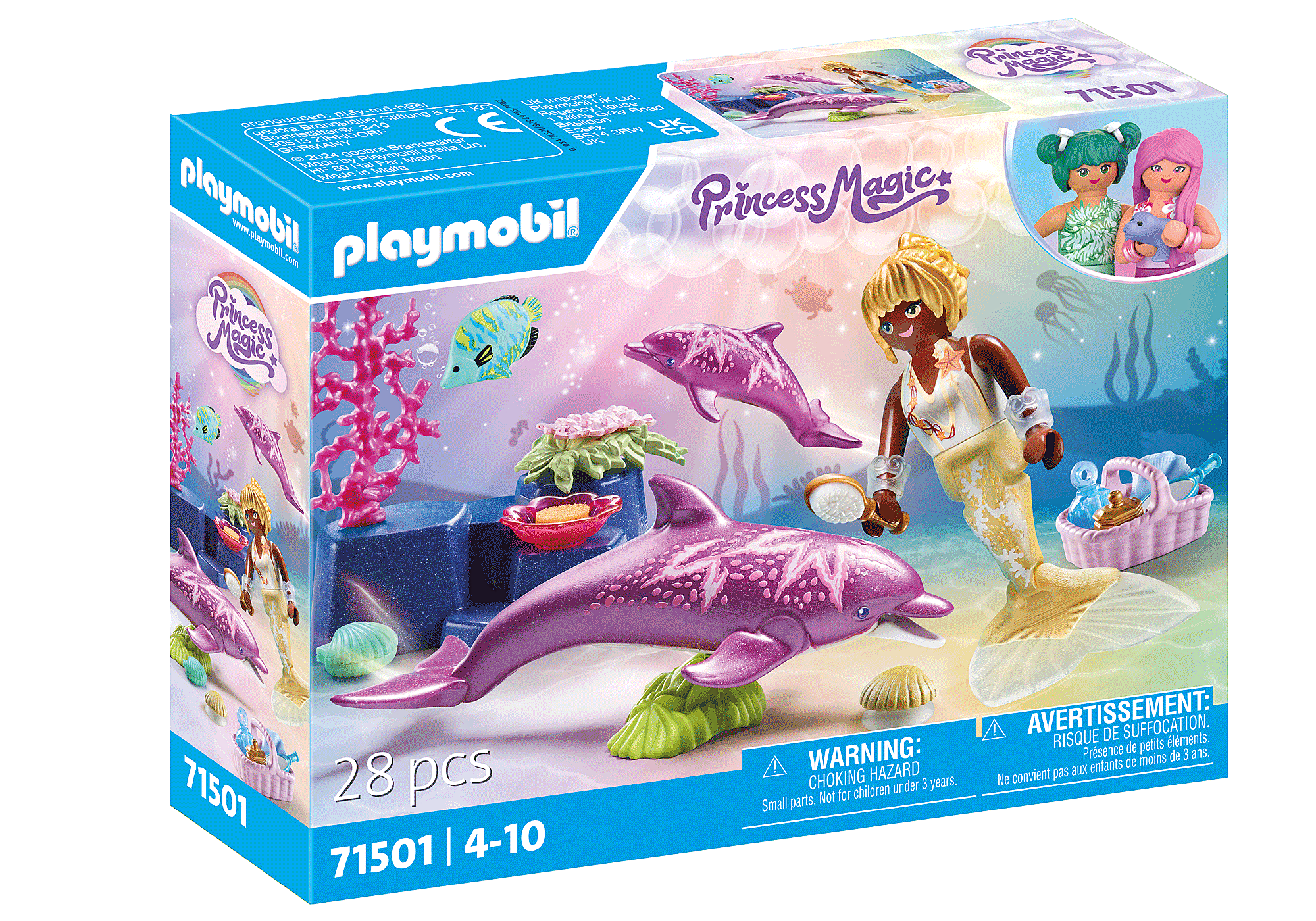Playmobil - Mermaid with Dolphins (71501) - Leker