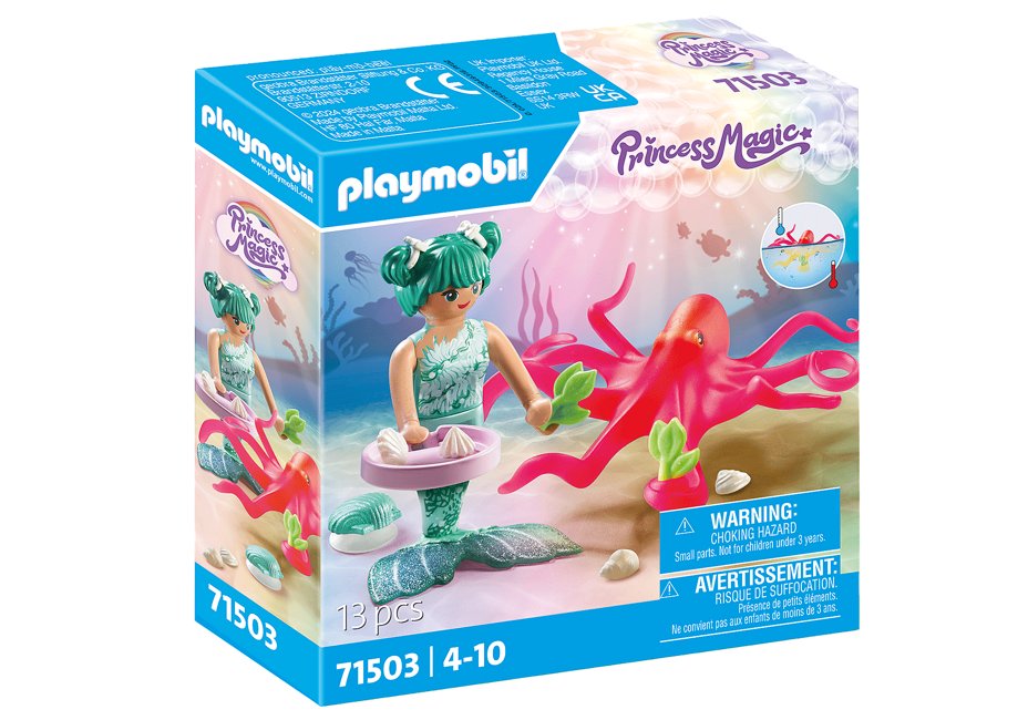 Playmobil - Havmand med farveskiftende blæksprutte (71503)