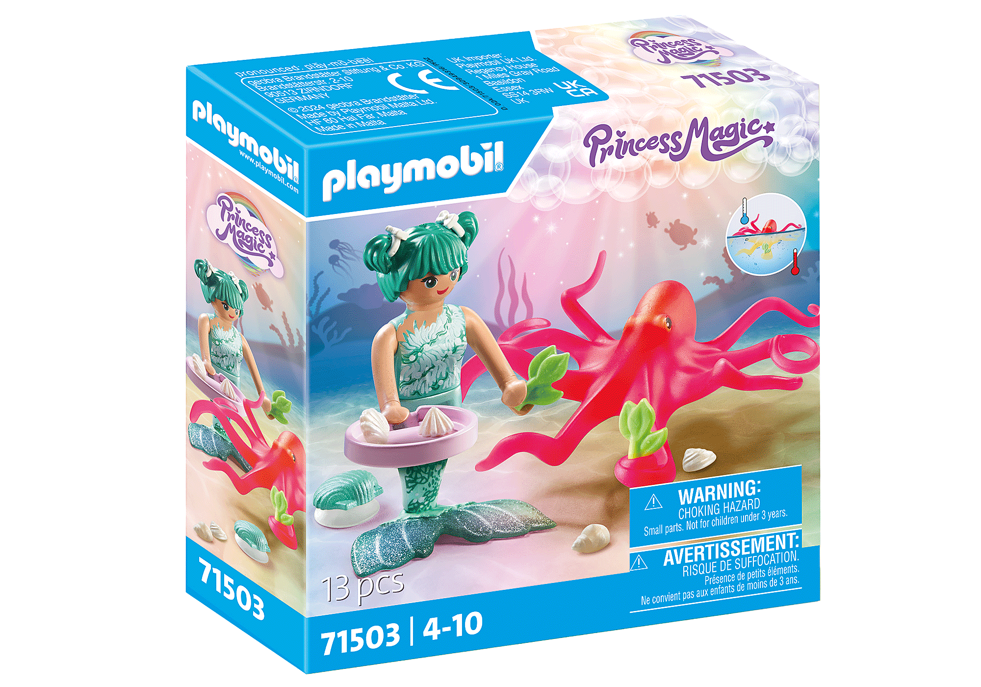 Playmobil - Mermaid with Colour-Changing Octopus (71503) - Leker