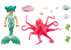 Playmobil - Mermaid with Colour-Changing Octopus (71503) thumbnail-2
