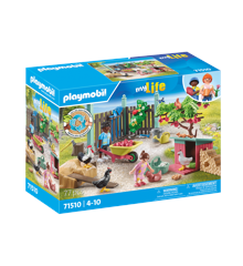 Playmobil - Liten kycklingfarm i Tiny House-trädgård (71510)